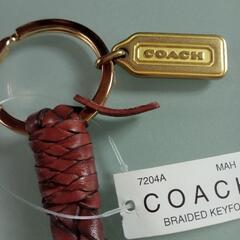 ★ coach ★ レザーキーリング ☆ 未使用の画像
