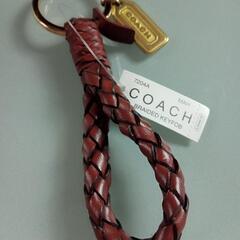 ★ coach ★ レザーキーリング ☆ 未使用の画像