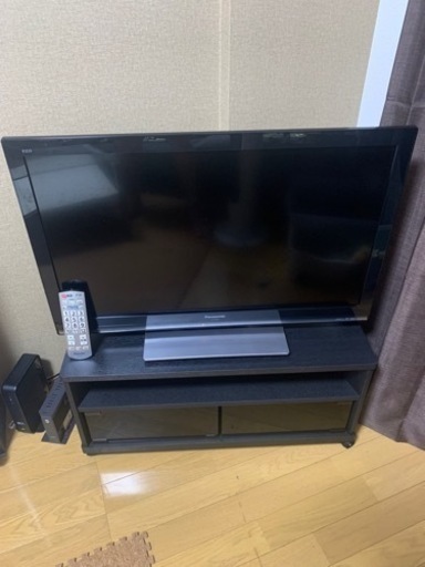 32型テレビ、テレビ台セット 5.31まで
