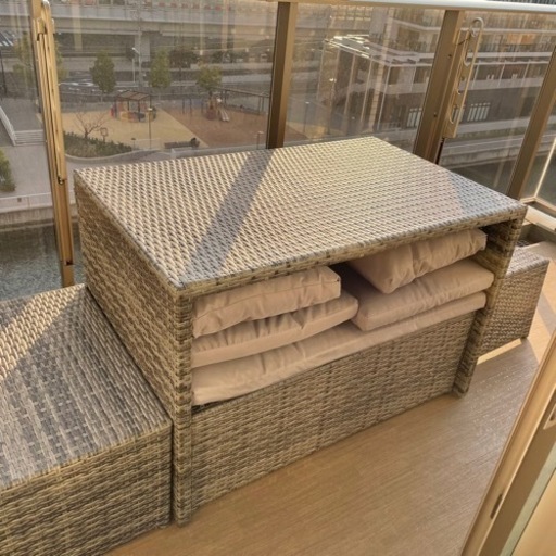 防水 ガーデン 庭 ベランダ テーブル&チェアセット ソファ