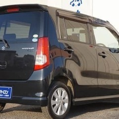 運転しやすい軽自動車です！人気の黒ボディです！エアロも付いてカッコイイです！の画像