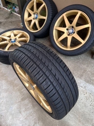 ノーマルタイヤ　ホーイルセット　17R