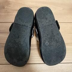 17cm♡エナメル オシャレ靴　の画像
