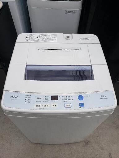 AQUA 全自動洗濯機 AQW-S60E-W 2016年製 洗濯・脱水容量6.0kg\n ホワイト\n