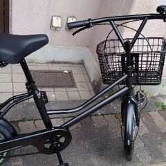 20吋 コンパクト自転車 シングル/ブラックの画像