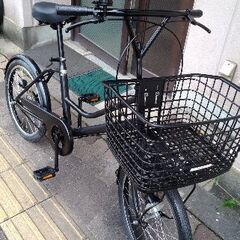 20吋 コンパクト自転車 シングル/ブラックの画像