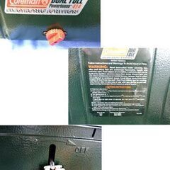 ジャンク品 Coleman ツーバーナー 414 コンロ 99年1月製 グリーン キャンプ アウトドア 札幌市 西岡店の画像