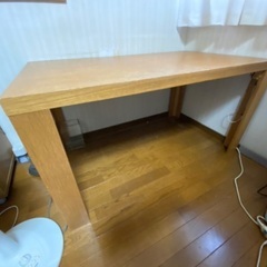 ニトリ木製ダイニングテーブル★テーブルタップや引き出し増設済