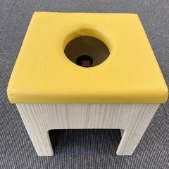 【中古品】よもぎ蒸し 椅子 クッション付