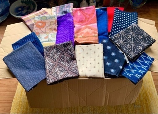 古布•アンティークはぎれ 約10kg （1㎏単位でも可）