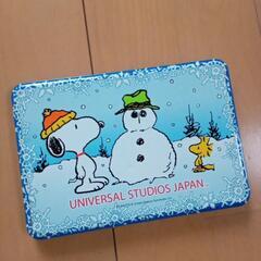 スヌーピー　お菓子の缶の蓋のみ　USJ
