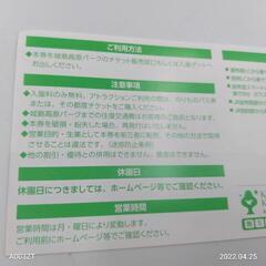 城島入場券　5名まで無料　7/3までの画像