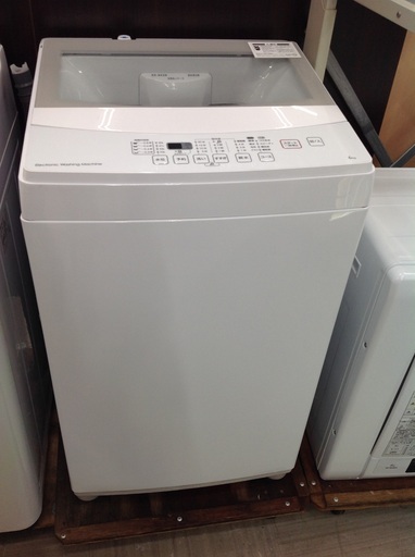 【最短即日配送可能！】6.0kg 全自動洗濯機 ニトリ【9650015】