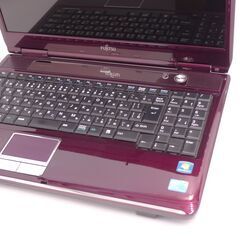 中古良品 日本製 Wi-Fi有 紫 ノートパソコン FUJITSU 富士通 NF/G50 
