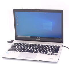中古動作良品 日本製 Wi-Fi有 13インチ ノートパソコン 富士通 S936/M 第6世代 Core i5 8GB DVDRW 無線 Bluetooth Windows10 Office