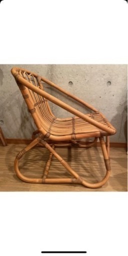 値下げあり ラタンチェア 藤家具 M 値下げあり ラタンチェア 藤家具 M