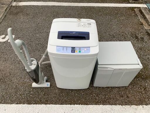 ★新生活5点セット！洗濯機＆冷蔵庫＆電子レンジ＆炊飯器＆掃除機★クリーニング完動品！
