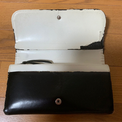 MARY QUANT ♡ マリークワント 長財布 モノトーン シンプル 大容量の画像