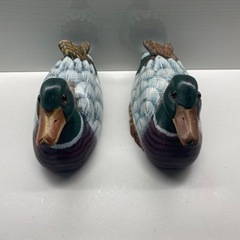 木製の鴨の置物（お値段下げました。）の画像