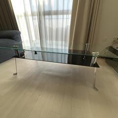 ガラス ローテーブル　120×60cm

の画像