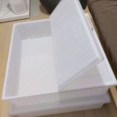 IKEA DILLING ベッド下収納ボックス 2個セット ＠大塚駅