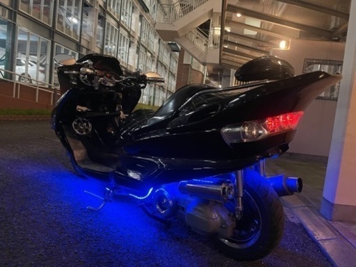 【YAMAHAマジェスティーc】4スピーカー　オールブラック　フルエアロカスタム