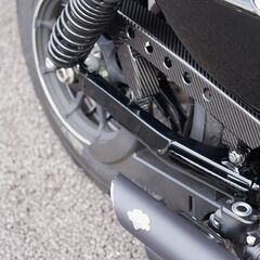 ハーレー ベルトガード スポーツスター ドライカーボン カスタム エアロ バイクの画像