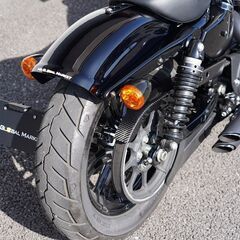ハーレー ベルトガード スポーツスター ドライカーボン カスタム エアロ バイクの画像