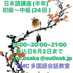 日本語講座　初心者から上級者まで　完全予約制の画像