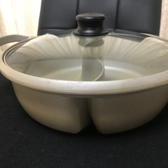 ガラス蓋付き　火鍋の画像