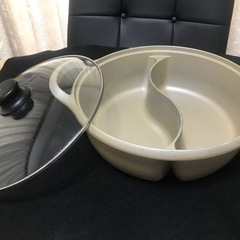 ガラス蓋付き　火鍋の画像