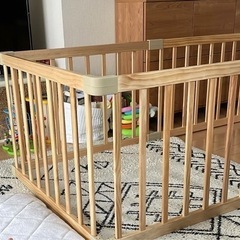 ベビーサークル　新品の画像