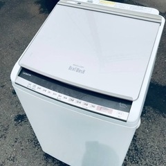 ①ET32番⭐️ 8.0kg⭐️日立電気洗濯乾燥機⭐️ 2019年式