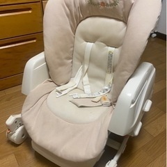 手動タイプ　コンビ　ハイローチェア　テーブル付