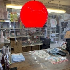 レトロ　ガラス　アンティーク照明　円形