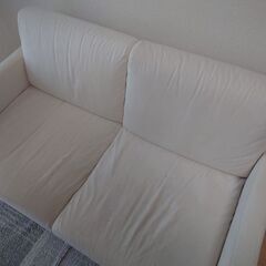 無印良品 洗いざらしの綿帆布ソファ本体・2.5シーター・ウレタン...