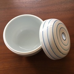 たち吉　毛糸入れ　陶製の画像