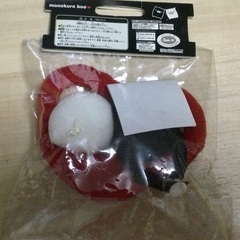 モノクロブー ぬいぐるみ ハート ペア 車 UFOキャッチャー の画像
