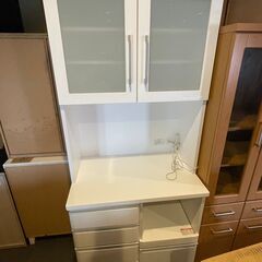 キッチンボード ★ 食器棚 レンジ台 2分割できます H2000×D505×W800
