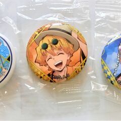 （新品）鬼滅の刃 缶バッジ３点セット（天元、善逸、伊之助）