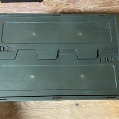  ＴＲＵＳＣＯ　蓋つき折りたたみコンテナ　５０Ｌ　ＯＤ 〔品番:...