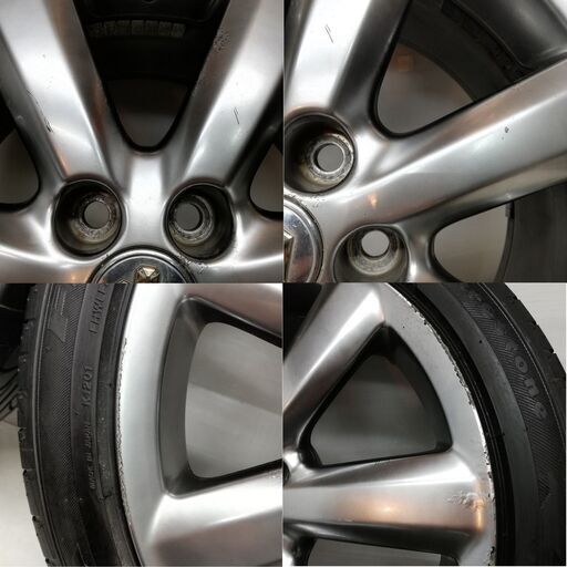 ＜ノーマル・ホイール ４本＞ 225/45R18 ファイアーストーン 2017年製 70％    18X8J クラウン 5H -114.3 マークX    ～横浜市旭区 ズーラシア近く～