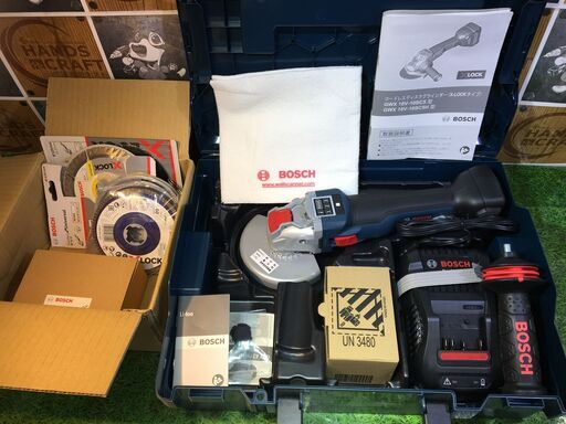 ★値下げ★ ボッシュ　BOSCH　ディスクグラインダー　GWX18V10SC　未使用