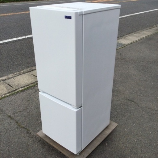 中古　2020年製　156L  冷凍冷蔵庫　　幅48　　奥行59.5　　高さ126.6　 （ｃｍ）　ヤマダ電機オリジナル　　　2ドア冷蔵庫　ヤマダセレクト