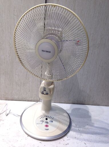 ★5346★YUASA　ユアサ　扇風機　YT-32E3WS　リモコン付き　空調家電　2006年製