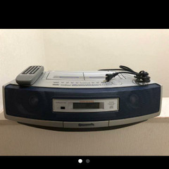 PanasonicCDラジカセ、ジャンク、お話中
