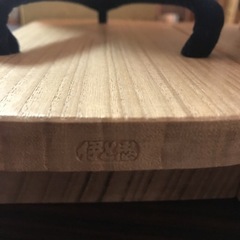 【売り切れました】【新品未使用】伊と忠　桐下駄　男性用　和装用履物　浴衣に　甚平に◎の画像