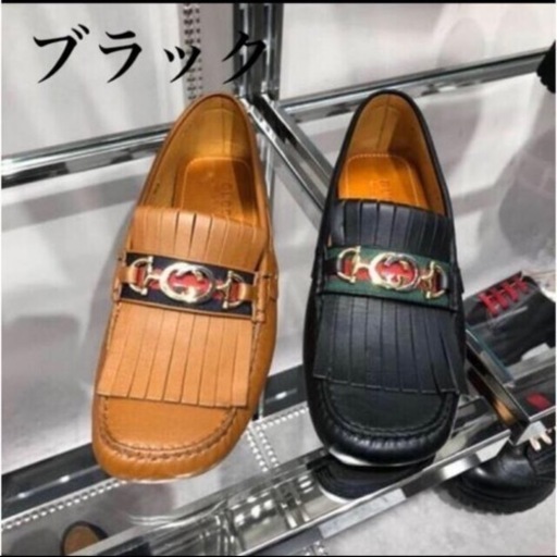 【新品】GUCCI グッチ ドレスシューズ ローファー メンズ ユニセフ ブラック