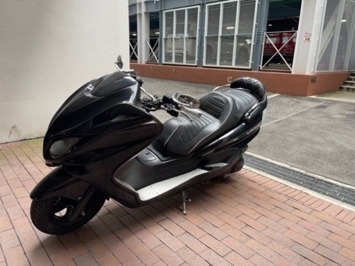 【YAMAHAマジェスティーc】SG03J 大人カスタムデビルツインマフラー希少