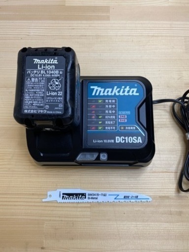 マキタ　JR104D 10.8V 充電式 レシプロソー　セット